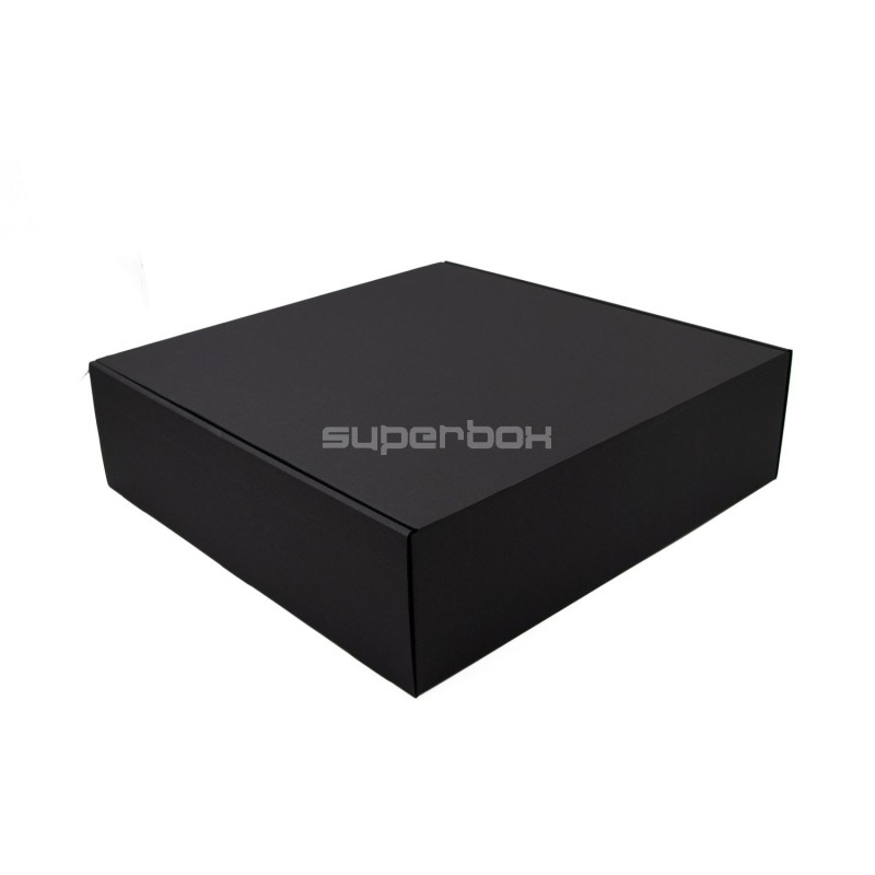 Large Black Square Quick-Close Box