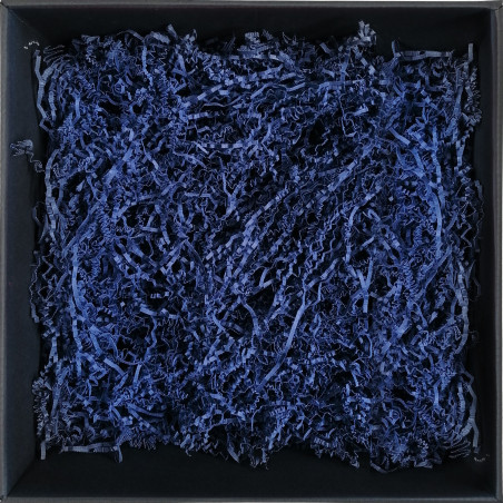 Rigid Dark Blue Shredded Paper - 2 mm, 1 kg