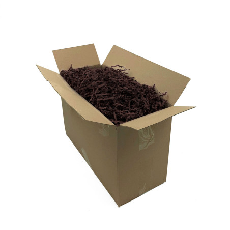 Stift kakaostrimlet papir - 4 mm, 1 kg