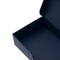 Blå aflang papæske | 150x70x30 mm | Superbox