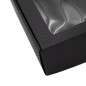 Black Extended Box with Window | 340x195x85 mm | Superbox