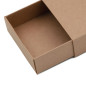 Brun lille skuffe-kartonæske | 97x62x23 mm | Superbox
