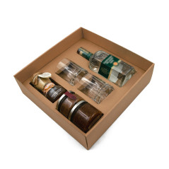 Brun specialfremstillet indsats XL