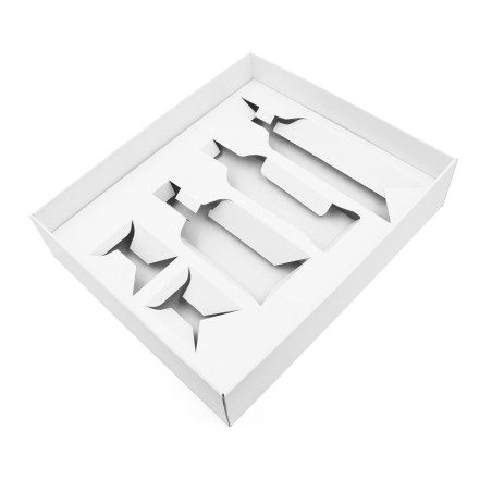 Baltas užsakomas įdėklas XXL