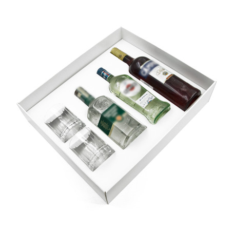 Hvid XXL-størrelse specialfremstillet indsats til store produkter