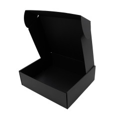 Sort gaveæske,  9 cm høj