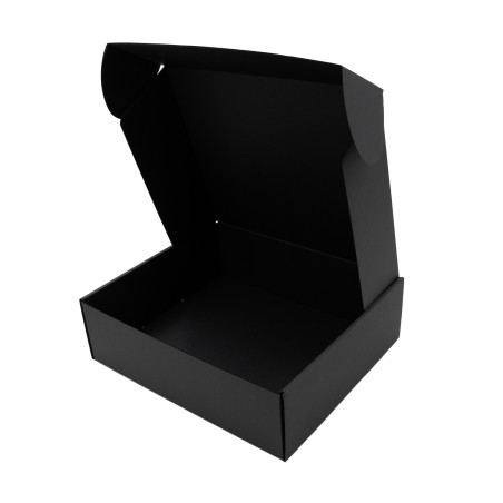Sort gaveæske,  9 cm høj