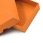 Orange todelt papgaveæske | 95x70x30 mm | Superbox