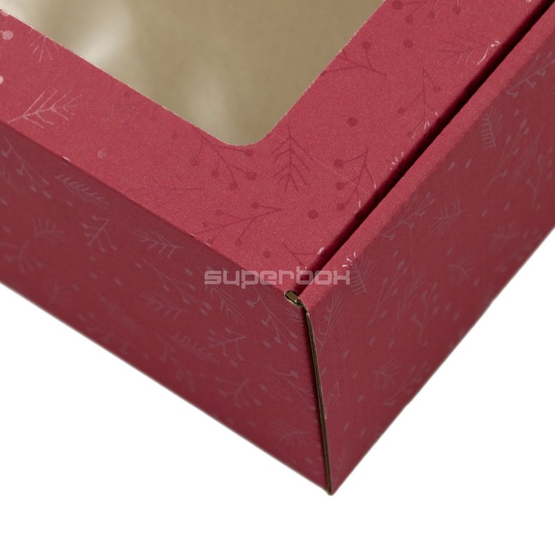 Raspberry Christmas A4 Format Box RED BERRIES