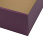 Extended Black PREMIUM Gift Box with Clear Window and Lines