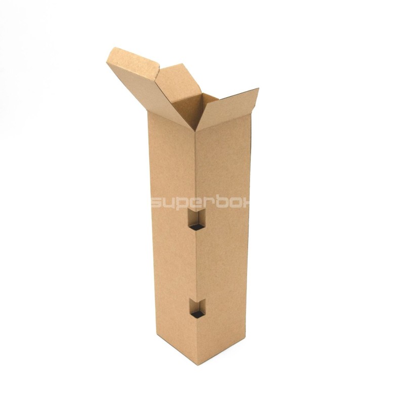 Brun kasse til duftsticks med holder