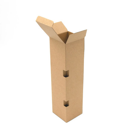 Brun kasse til duftsticks med holder