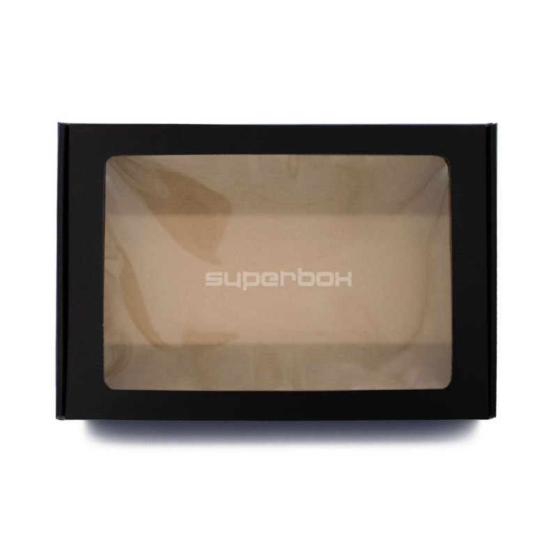 Eco Black A4 Box with PVC Window