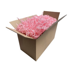 Stift lyserødt strimlet papir – 4 mm, 1 kg