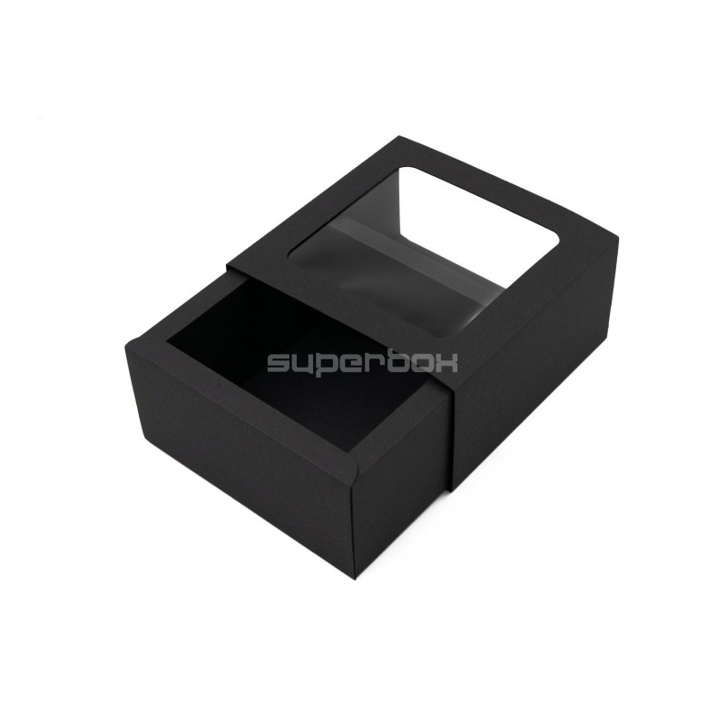 Black Box with a Sleeve for Packing One Jar