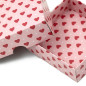 To-delt Pink Æske med Hjerter til Valentinsdag | 90x90x30 mm