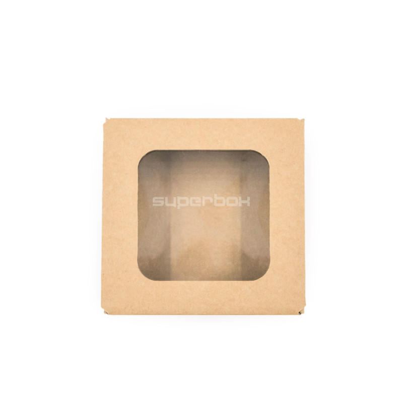 Miniæske i bølgepap med vindue Miniæske i bølgepap med vindue