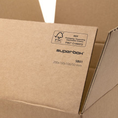 SB01 Adjustable Height Corrugated Box