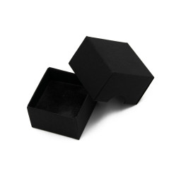 Sort fløjlsindsats til kasse 45x45x30 mm