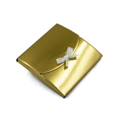 Spejl-guld lille kuvert | 155x155x10 mm | Superbox