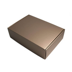 Dæmpet guld A4 premium æske | 305x215x85 mm | Superbox