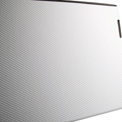 Hvid gaveæske med gyldne linjer A4 | 305x215x85 mm | Superbox