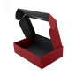 Bright Red A4 Size Gift Box with Window | 305x215x85 mm | Superbox