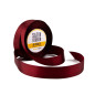 Plum satin ribbon – glossy, 25 mm wide, 32 m roll