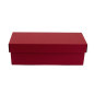Rød gaveæske med flip-låg, horisontal | 335x115x115 mm | Superbox