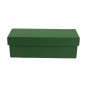 Grøn gaveæske med flip-låg, horisontal | 335x115x115 mm | Superbox