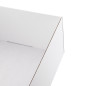 Stor hvid kvadratisk æske med låg | 300x300x150 mm | Superbox