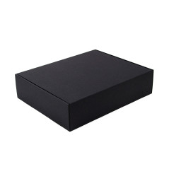 Sort gaveæske til 3 flasker | 340x280x85 mm | Superbox