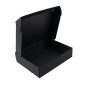 Sort gaveæske til 3 flasker | 340x280x85 mm | Superbox