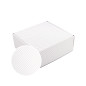 Hvid kvadratisk gaveæske med gyldne linjer | 220x220x90 mm | Superbox Hvid kvadratisk gaveæske med gyldne linjer | 220x220x90 mm | Superbox