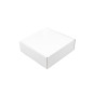 Hvid stor kvadratisk gaveæske | 225x235x75 mm | Superbox