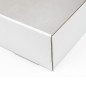 Hvid stor kvadratisk gaveæske | 225x235x75 mm | Superbox
