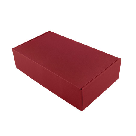 Rød gaveæske til flaske | 340x195x85 mm | Superbox