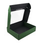 Green Gift Box with Clear Window | 340x280x85 mm | Superbox