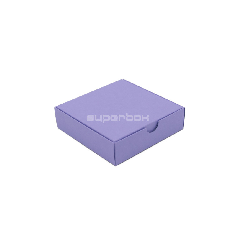 Lilla firkantet papæske | 110x110x30 mm | Superbox