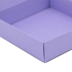 Lilla firkantet papæske | 110x110x30 mm | Superbox