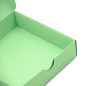 Grøn firkantet papæske | 110x110x30 mm | Superbox