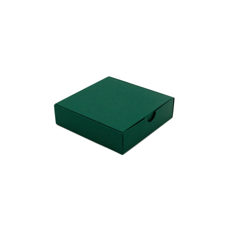 Lille mørkegrøn smykkeæske | 110x110x30 mm | Superbox