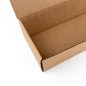 Kompakt brun hurtigt foldbar æske | 250x70x40 mm | Superbox