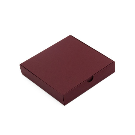 Bordeaux papæske | 150x150x30 mm | Superbox