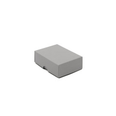 Grå todelt papgaveæske | 95x70x30 mm | Superbox