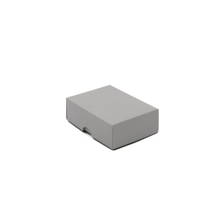 Grå todelt papgaveæske | 95x70x30 mm | Superbox
