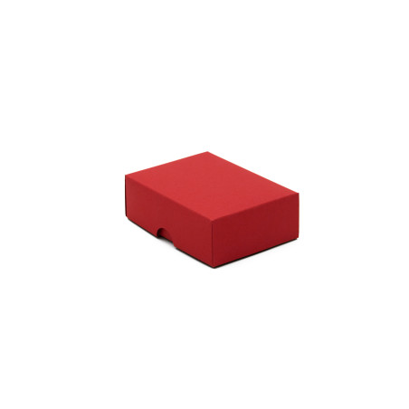 Rød todelt papgaveæske | 95x70x30 mm | Superbox