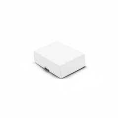Hvid todelt papgaveæske | 95x70x30 mm | Superbox
