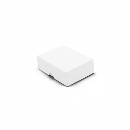 Hvid todelt papgaveæske | 95x70x30 mm | Superbox