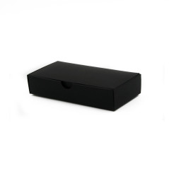 Sort aflang kartonæske | 150x70x30 mm | Superbox